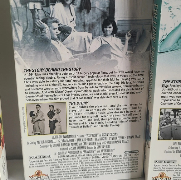 Elvis Presley commemorative Collection VHS set of 4 - Picture 6 of 9